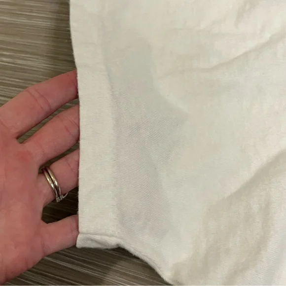 Vintage 90s Multicolor Abstract Geometric Single Stitch Funky Swirl Art - Picture 4 of 7